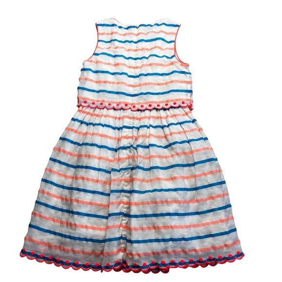 Mini Boden Striped Sleeveless Dress Girls Size 9-10 Years - Picture 6 of 6